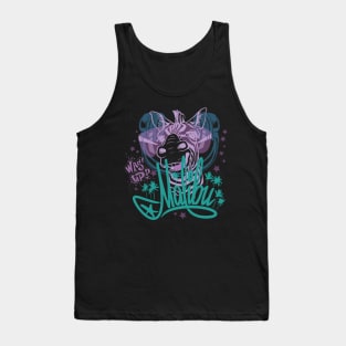 Malibu surf headphones music beach pets skate neon Tank Top